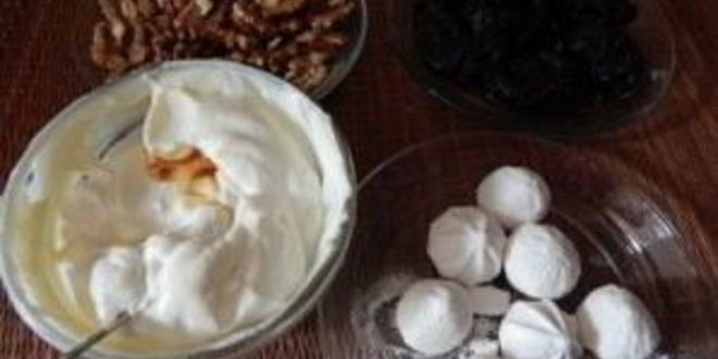 Рецепт пирожного с черносливом