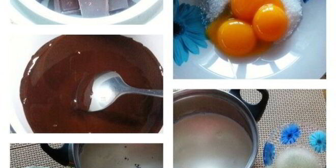 Рецепт пирожного шу с ванильно-шоколадным cremeux