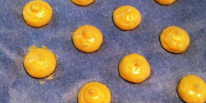 Рецепт пирожного шу с ванильно-шоколадным cremeux