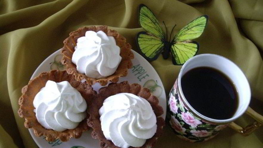 Рецепт пирожных корзиночек