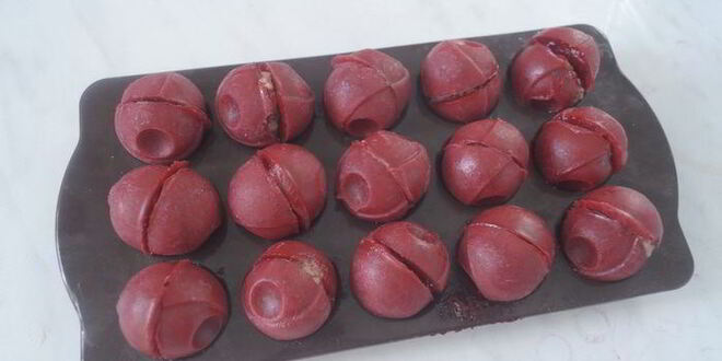 Рецепт пирожных шу с вишневым сюрпризом