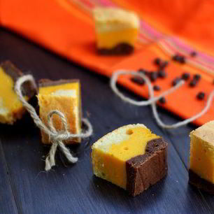 Рецепт Полосатого тыквенного брауни