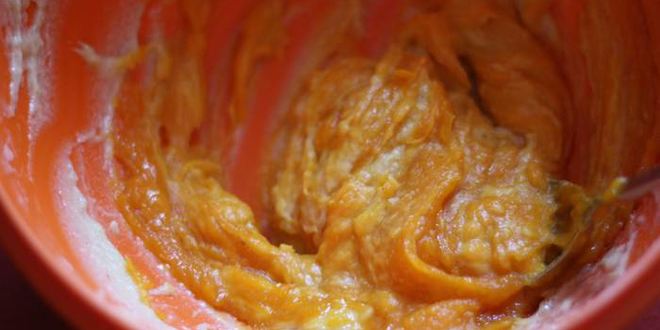 Рецепт полосатого тыквенного брауни