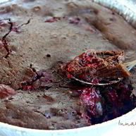 Рецепт Шоколадного брауни с малиной