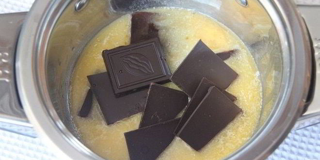 Рецепт шоколадного брауни с малиной