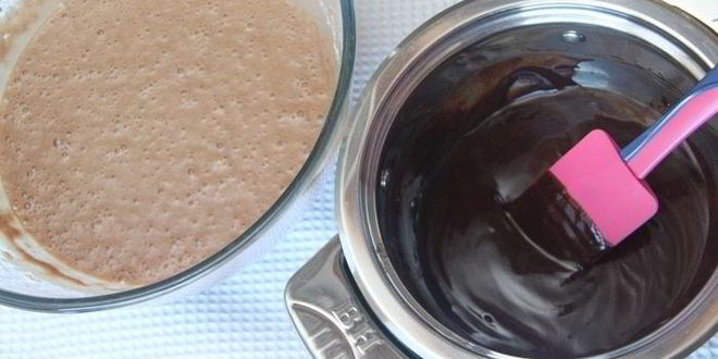 Рецепт шоколадного брауни с малиной