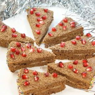 Рецепт Шоколадных пирожных Лакомка