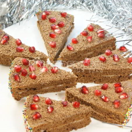 Рецепт Шоколадных пирожных Лакомка