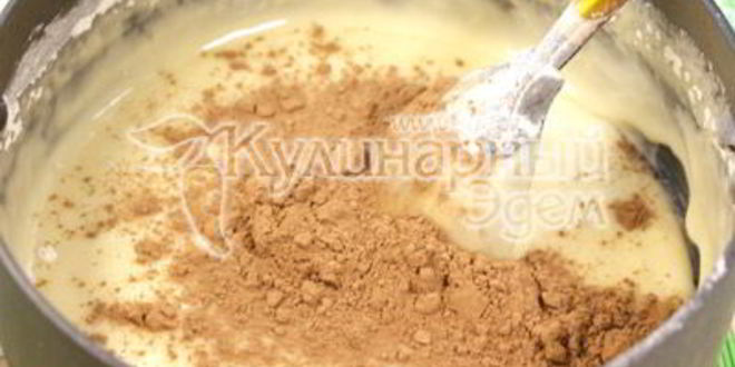 Рецепт шоколадных пирожных лакомка