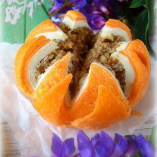 Рецепт Слоеного пирожного Лотос