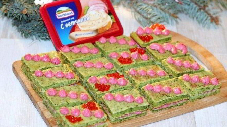 Рецепт закусочных пирожных с сыром