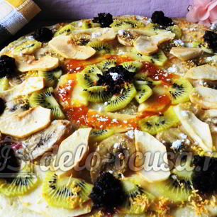 Рецепт Фруктовой пиццы