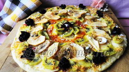 Рецепт Фруктовой пиццы