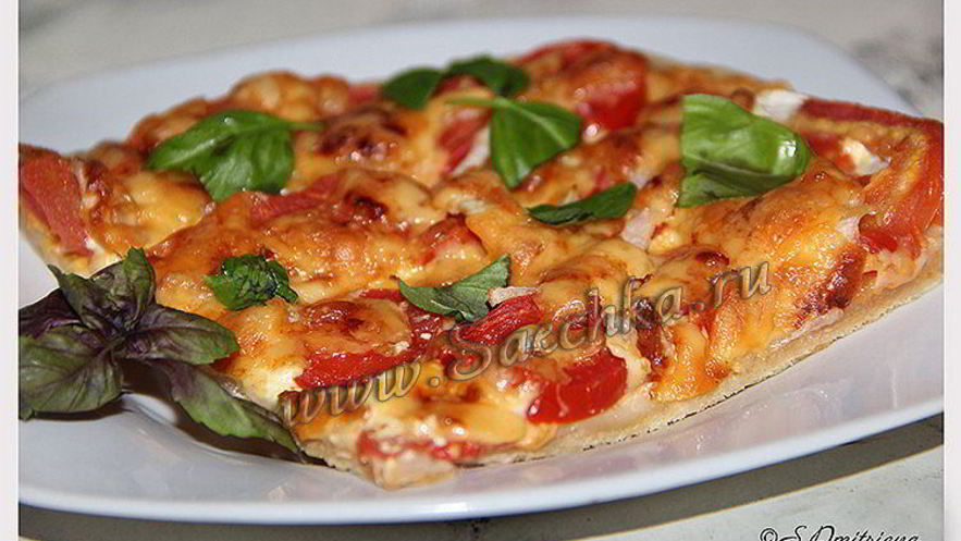 Рецепт пиццы быстро