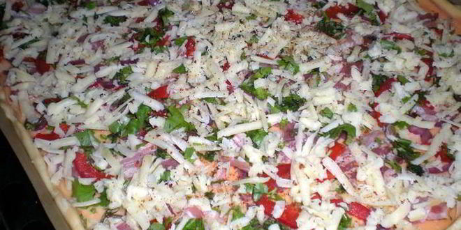 Рецепт пиццы и пирожок