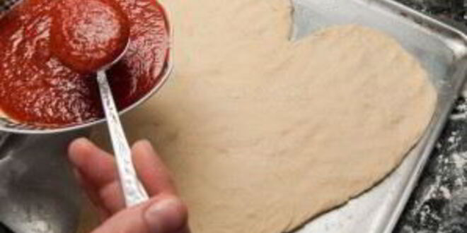 Рецепт пиццы на день святого валентина