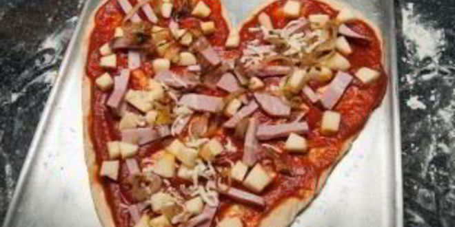 Рецепт пиццы на день святого валентина