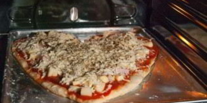 Рецепт пиццы на день святого валентина