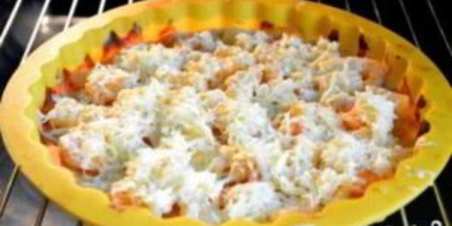 Рецепт пиццы с ананасами и креветками