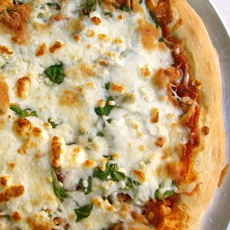 Рецепт Пиццы с брынзой и помидорами