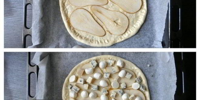 Рецепт пиццы с грушей