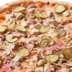 Рецепт Пиццы с курицей и ветчиной