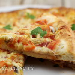 Рецепт Пиццы с мидиями