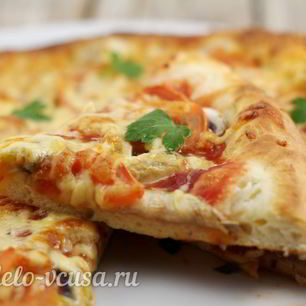 Рецепт Пиццы с мидиями