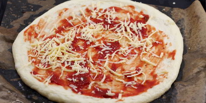 Рецепт пиццы с мидиями