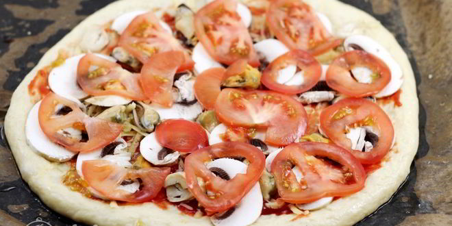 Рецепт пиццы с мидиями