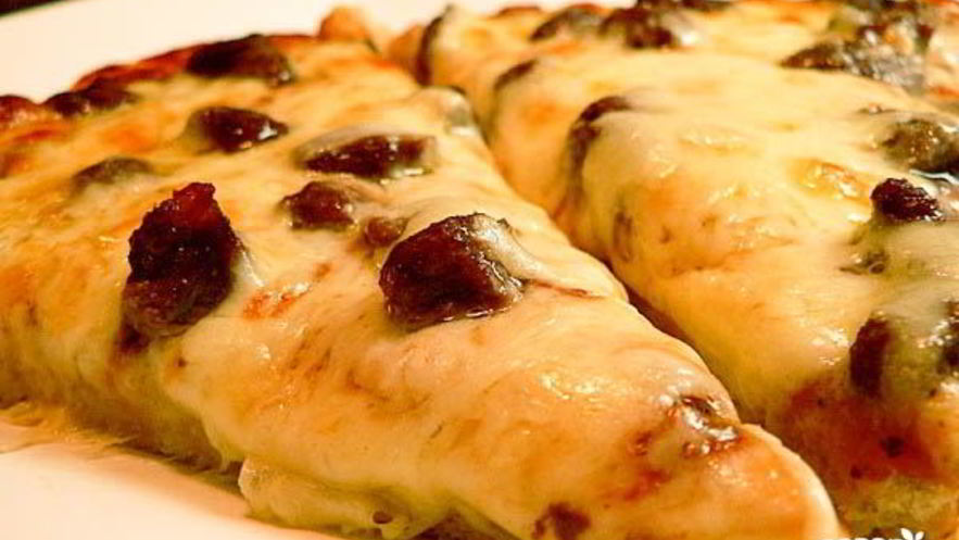 Рецепт пиццы с мясом