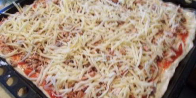 Рецепт пиццы с рыбкой