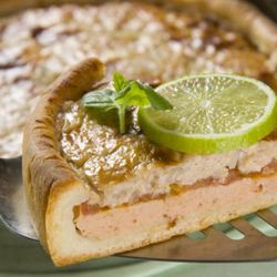 Рецепт Пиццы с рыбой и орехами