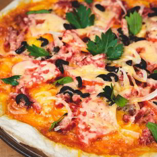 Рецепт Пиццы в микроволновой печи