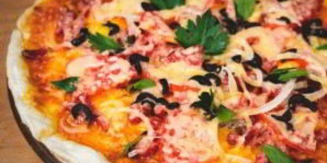 Рецепт пиццы в микроволновой печи