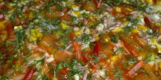 Рецепт просто пицца