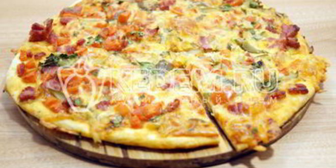 Рецепт тонкой пиццы