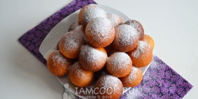 Рецепт быстрых пончиков