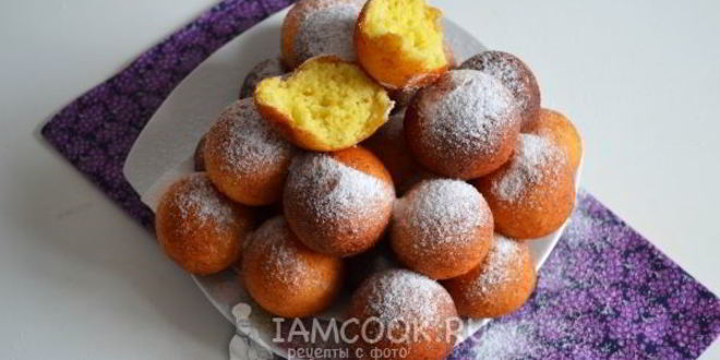 Рецепт быстрых пончиков