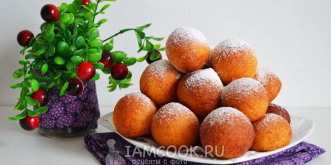 Рецепт быстрых пончиков