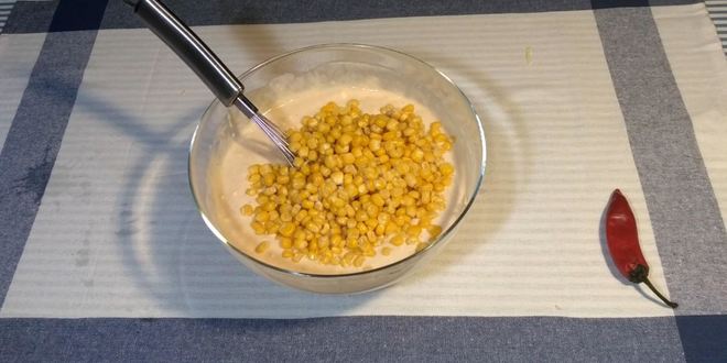 Рецепт кукурузных мини пончики