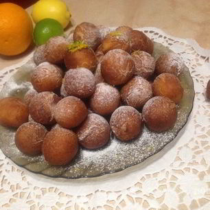 Рецепт Лаймовых пончиков на сгущенном молоке