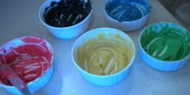 Рецепт пончиков олимпийских кольца