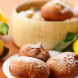 Рецепт Пончиков с начинкой из айвы