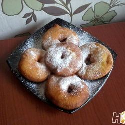 Рецепт Пончиков с яблоком