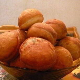 Рецепт Пышных пончиков с начинкой домашние