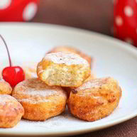 Рецепт Пышных творожных пончиков к завтраку