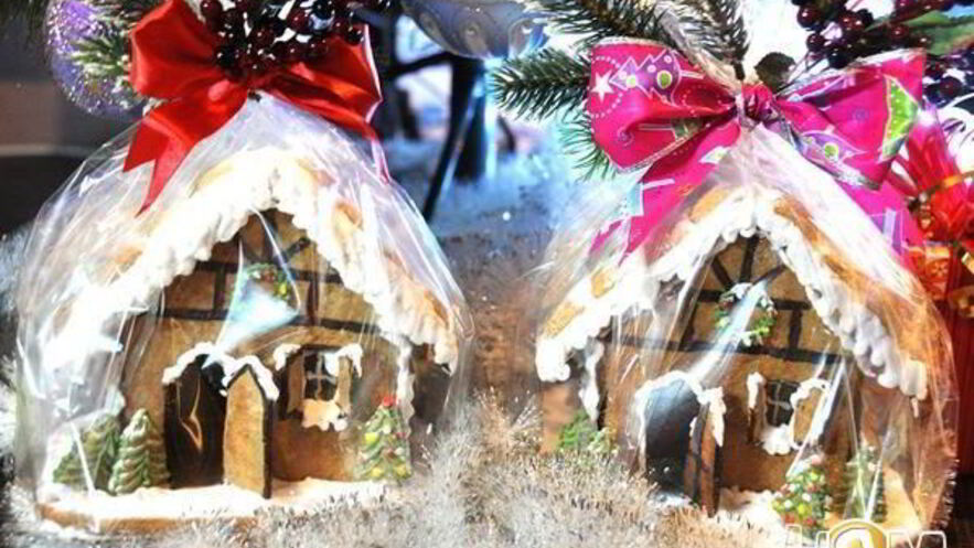 Рецепт новогодних пряничных домиков в подарок
