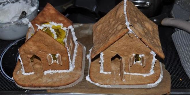 Рецепт новогодних пряничных домиков в подарок