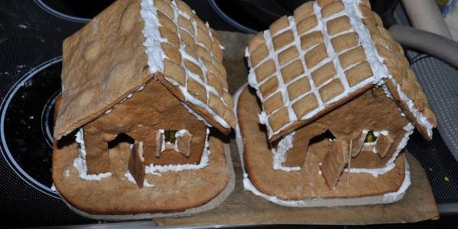 Рецепт новогодних пряничных домиков в подарок